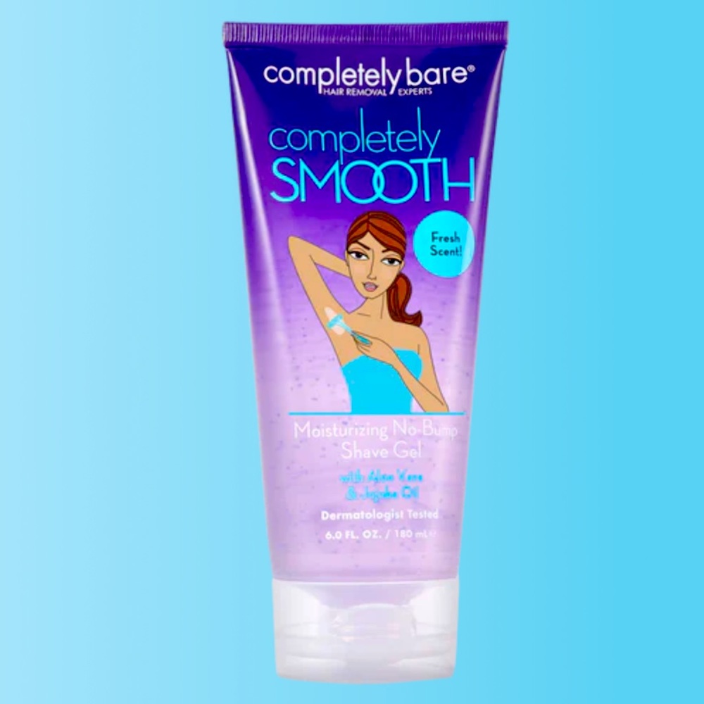 Completely Bare + Bonus Razor
completely SMOOTH Moisturizing No-Bump Shave Gel